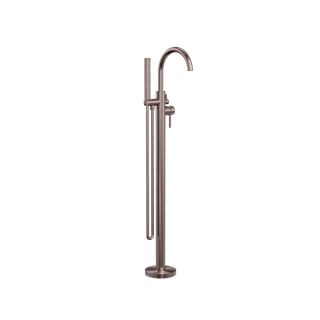 MECCA ROUND FREESTANDING MIXER WITH HAND SHOWER BRUSHED BRONZE