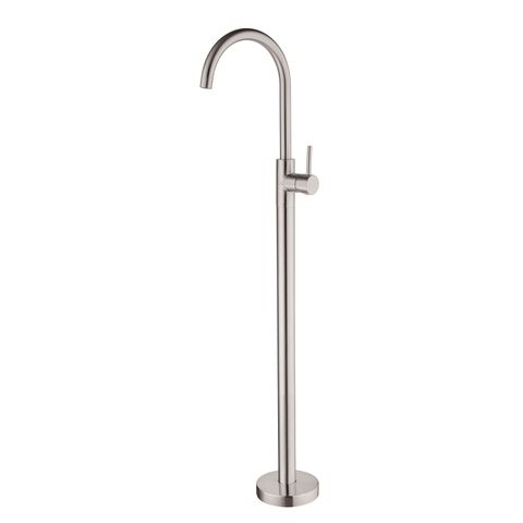 MECCA FREESTANDING BATH MIXER BRUSHED NICKEL