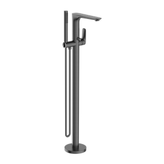 BIANCA FREESTANDING BATH MIXER WITH HAND SHOWER GUN METAL