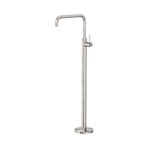 MECCA FREESTANDING BATH MIXER SQUARE SHAPE BRUSHED NICKEL