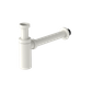 40MM ROUND BOTTLE TRAP MATTE WHITE