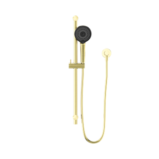 ROUND METAL PROJECT SHOWER RAIL 4 STAR RATING BRUSHED GOLD