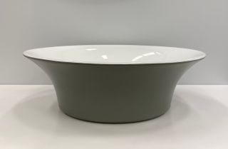 Dijon Matte Grey/(Gloss) White A/C Basin 405x405x130mm