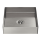 OPAL SQUARE 400MM STAINLESS STEEL BASIN BRUSHED NICKEL