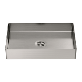 OPAL RECTANGLE STAINLESS STEEL BASIN BRUSHED NICKEL