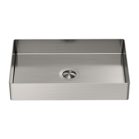 OPAL RECTANGLE STAINLESS STEEL BASIN BRUSHED NICKEL