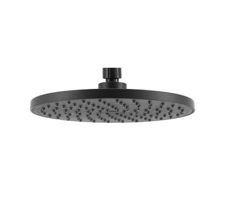 ABS ROUND SHOWER HEAD 215MM ELECTROPLATED MATT BLACK