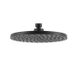 ABS ROUND SHOWER HEAD 215MM ELECTROPLATED MATT BLACK