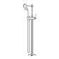 BORDEAUX FREESTANDING BATH MIXERWITH HANDSHOWER ELECTROPLATED CHROME