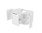 Hampshire 750 Wall Hung White Vanity Cabinet Only