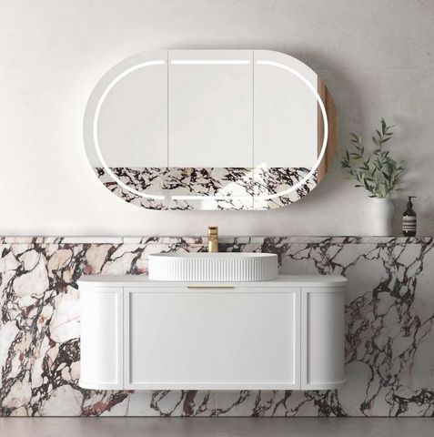 Hampshire 1200 Wall Hung White Vanity Cabinet Only