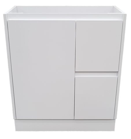 CABINET ONLY Sierra 750 Gloss White Slimline Vanity