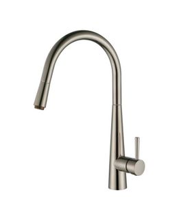 KASPER PULL OUT KITCHEN MIXER PVD BRUSHED NICKEL