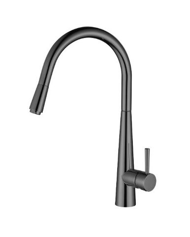 KASPER PULL OUT KITCHEN MIXER PVD GUNMETAL