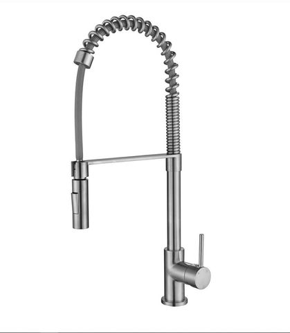 KASPER SPRING KITCHEN MIXER PVD BRUSHED NICKEL