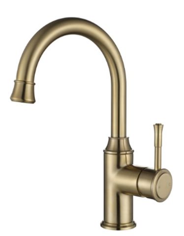 Montpellier High Rise Basin Mixer Pvd Brushed Bronze