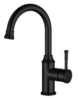 Montpellier High Rise Basin Mixer Electroplated Matt Black