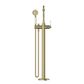 BORDEAUX FREESTANDING BATH MIXERWITH HANDSHOWER PVD BRUSHED BRONZE