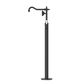 BORDEAUX FREESTANDING BATH MIXERWITH HANDSHOWER ELECTROPLATED MATT BLACK