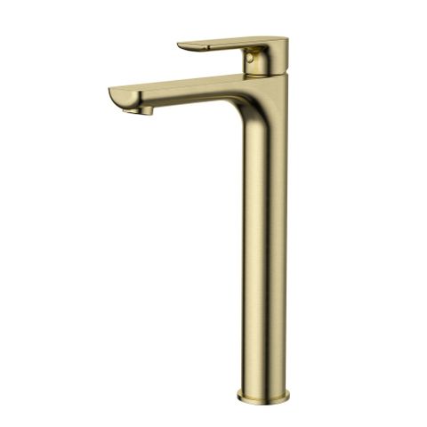 Nova High Rise Basin Mixer Pvd Brushed Bronze