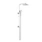 Nova Column Shower Set Electroplated Brushed Chrome