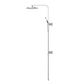 Nova Column Shower Set Electroplated Brushed Chrome