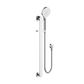 Nova Shower On Rail Electroplated Chrome