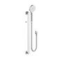 Nova Shower On Rail Electroplated Brushed Chrome