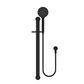 Nova Shower On Rail Electroplated Matt Black