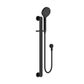 Nova Shower On Rail Electroplated Matt Black