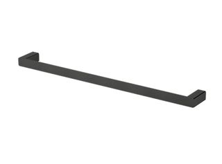 Nova Single Towel Rail 600mm Electroplated Matt Black