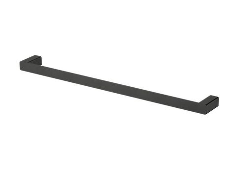 Nova Single Towel Rail 600mm Electroplated Matt Black