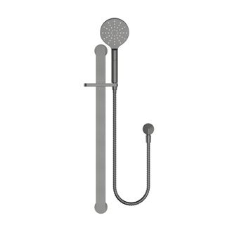 Nova Shower On Rail Electroplated Gunmetal