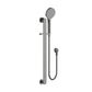 Nova Shower On Rail Electroplated Gunmetal