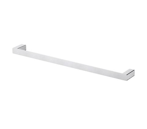 Nova Single Towel Rail 600mm Electroplated Brushed Chrome