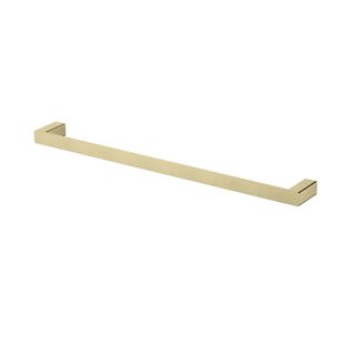 Nova Single Towel Rail 600mm Pvd Brushed Bronze