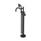 Montpellier Freestanding Bath Mixer With Handshower Electroplated Matt Black