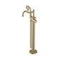 Montpellier Freestanding Bath Mixer With Handshower Pvd Brushed Bronze