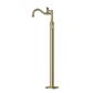 Montpellier Freestanding Bath Mixer With Handshower Pvd Brushed Bronze