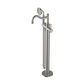 Montpellier Freestanding Bath Mixer With Handshower Pvd Brushed Nickel