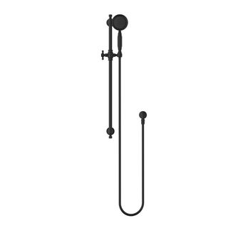 Montpellier Shower On Rail Electroplated Matt Black