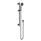 Montpellier Shower On Rail Electroplated Matt Black