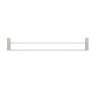 Nova Double Towel Rail 750Mm Pvd Brushed Nickel