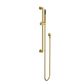 Star Polished Brass Shower On Rail