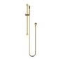 Star Polished Brass Shower On Rail