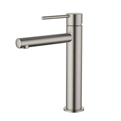 Star Mini Mid Rise Basin Mixer Pvd Brushed Nickel