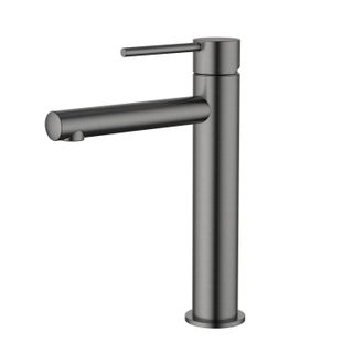 Star Mini Mid Rise Basin Mixer Electroplated Gunmetal