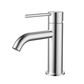 Star Mini Basin Mixer Curved Spout Electroplated Brushed Chrome