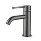 Star Mini Basin Mixer Curved Spout Electroplated Gunmetal