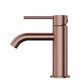 Star Mini Basin Mixer Curved Spout Pvd Champagne